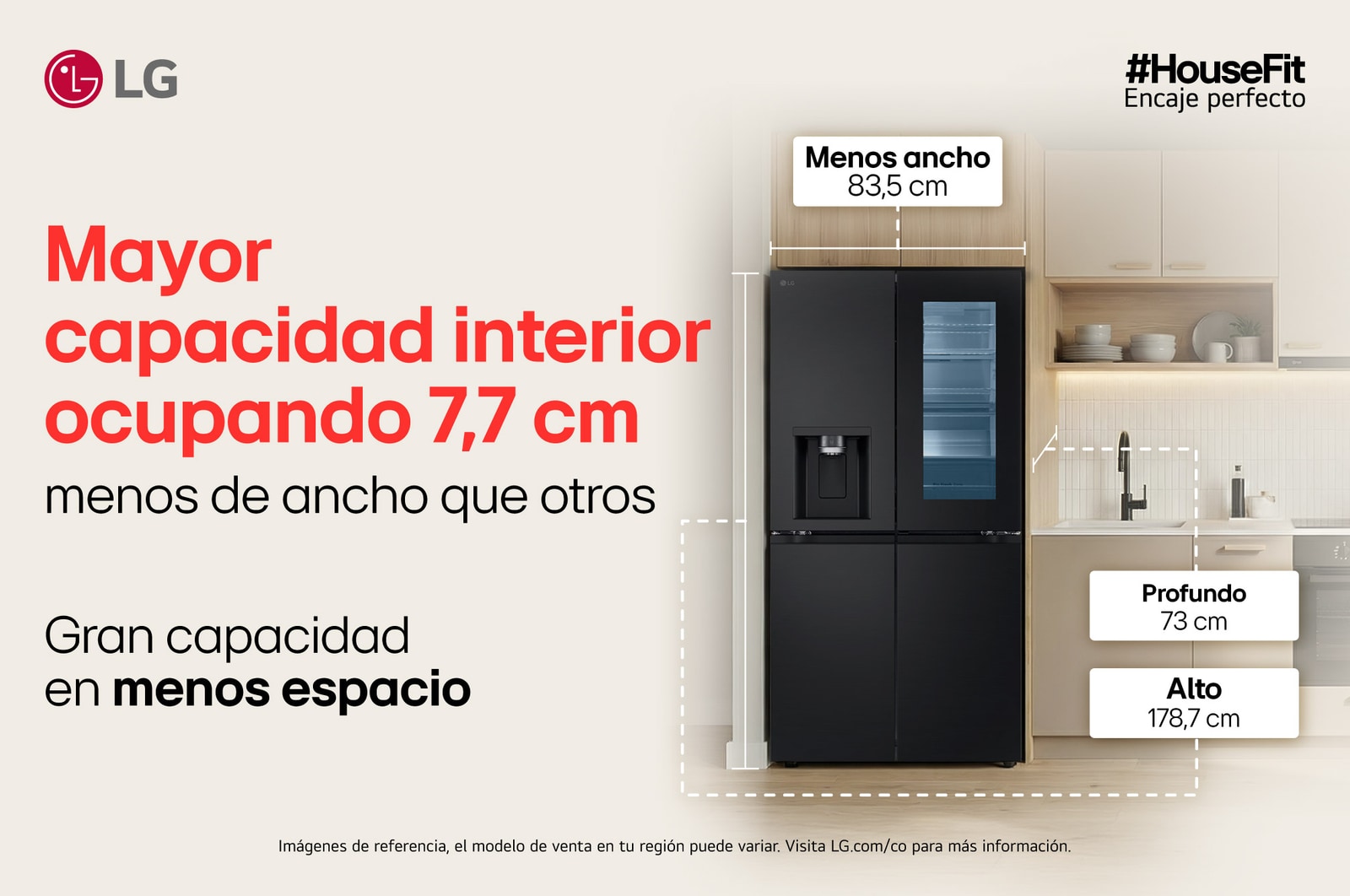 Nevecon French Door InstaView Door-In-Door LG GM57SXM